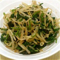 料理好き独身男子's cooksnap of when they made ほうれん草ともやしの海苔和え.