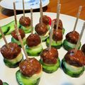 ワインパープル's cooksnap of when they made 超簡単！ミートボールでピンチョス.