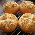 みちぴ's cooksnap of when they made バーガー用のパン.