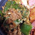 kazupipi's cooksnap of when they made 牛コマとエリンギの甜麺醤マヨ炒め.