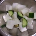 ルナＰボール's cooksnap of when they made 大根・胡瓜・シークワーサー浅漬け.