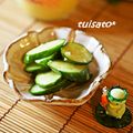 ついてるさとちゃん's cooksnap of when they made 塩レモンとダシダで♡きゅうりの浅漬け.