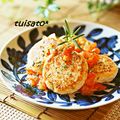 ついてるさとちゃん's cooksnap of when they made 鮭のハンバーグ♪トマトソースがけ.