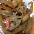 ルナＰボール's cooksnap of when they made 人参、れんこん、ちくわのうま〜ぃキンピラ.