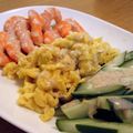 mangoari's cooksnap of when they made 海老の棒棒鶏風サラダ.