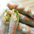 mangoari's cooksnap of when they made エビとアボカドとキムチの生春巻き.