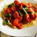 クックLHCS58☆'s cooksnap of when they made ✿トマトとアスパラの冷製パスタ✿.