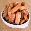 ぞっぷぞっぷ's cooksnap of when they made パン屋さんのパン耳カリントウ.