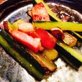 まみねぇちゃん's cooksnap of when they made きゅうりとベーコンの濃厚バターいため.