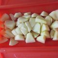 チョコチョコかえる's cooksnap of when they made お弁当に♪　レンジで林檎のワイン煮♡.