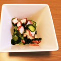 オスカー515's cooksnap of when they made タコときゅうりとわかめの酢の物♡.