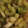 aki0204's cooksnap of when they made 止まらない〜。セロリの浅漬け＊.