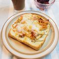 バカリャウ's cooksnap of when they made きんぴらベーコンチーズトースト☆.