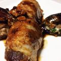 marisalu's cooksnap of when they made 肉汁じゅうわー。挽き肉はさみ焼き.