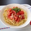 SUMISUさん's cooksnap of when they made 料理男子のツナとトマトの冷製パスタ.