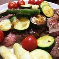 samix's cooksnap of when they made ズッキーニとアスパラのステーキサラダ.