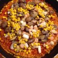ルーブル美術館's cooksnap of when they made フライパン１つで★バレンシア風パエリア★.