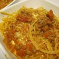 homsa's cooksnap of when they made トマトとナスとモッツァレラのパスタ.