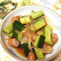 泉澄弥's cooksnap of when they made ウィンナーともやし・きゅうりの和え物.