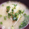 マロまろマロン's cooksnap of when they made 無塩　じゃがいもと玉ねぎの味噌汁.