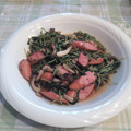 オレンジリング's cooksnap of when they made 簡単☆ウィンナーと豆苗のオイスター炒め.
