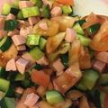 meym1128's cooksnap of when they made きゅうりとトマトのカクテルサラダ.