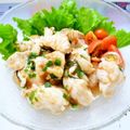 卯月のうさぎ２０１４'s cooksnap of when they made 好評！簡単おつまみ♪鳥むね肉の梅肉和え.