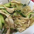 yoriko1120's cooksnap of when they made ゆで鶏で中華風春雨サラダ♪.