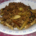 はるちゃを's cooksnap of when they made ﾅｽと挽き肉のｵｲｽﾀｰｿｰ炒め.
