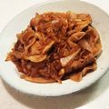 risatsun's cooksnap of when they made 針生姜がポイント☆本気の豚の生姜焼き♪.