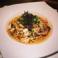つーへい's cooksnap of when they made 和風♡梅鶏スープパスタ.
