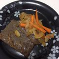 たまご77's cooksnap of when they made 簡単蒟蒻ステーキ にんにく醤油.