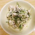 せつみか's cooksnap of when they made 水菜で簡単白和え.
