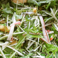 Jaye's cooksnap of when they made 水菜と貝割れと油揚げのサラダ.