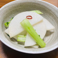 kinniko's cooksnap of when they made 合わせて置くだけ◆簡単◆大根　漬物.