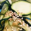 Safra's cooksnap of when they made ヘルシーおかず：ズッキーニのナムル.