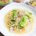 ＴＯＭＯＷＡＴ's cooksnap of when they made 簡単♪春キャベツとベーコンのスープパスタ.