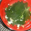 クックRYTDC4☆'s cooksnap of when they made 昆布茶で、即席ワカメのカップスープ.