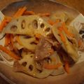 まぽろーん's cooksnap of when they made ごはんがススム！れんこんと豚肉のきんぴら.