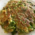 Nya6nya6's cooksnap of when they made 無限サニーレタスお好み焼き.