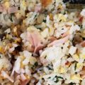 たりんく's cooksnap of when they made 残りご飯でさっぱり梅しそチャーハン.