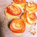 pooko132's cooksnap of when they made ラム香る大人な薔薇のアップルパイ☆.
