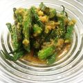 alifez's cooksnap of when they made 生姜ポン酢でサッパリ☆インゲンの揚げ浸し.