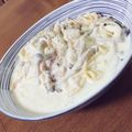 こっぺぱんのぺぱん's cooksnap of when they made スモークチキンときのこのクリームパスタ♪.