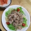 riemu⌒☆'s cooksnap of when they made 豚しゃぶ♬野菜ときのこも♪.