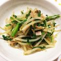 はま❤︎こ's cooksnap of when they made 早い！簡単！節約！にらもやしオイスター.