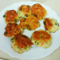 Natabon's cooksnap of when they made 簡単♪豆腐と鳥ひき肉のおとし焼き.