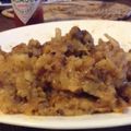 peilian's cooksnap of when they made ひき肉とじゃがいものケチャップチーズ和え.