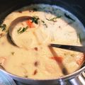 sakiにゃん's cooksnap of when they made ＊カブとベーコンのミルクスープ＊.