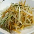 kizko's cooksnap of when they made もやしのさっぱりピリ辛合え.